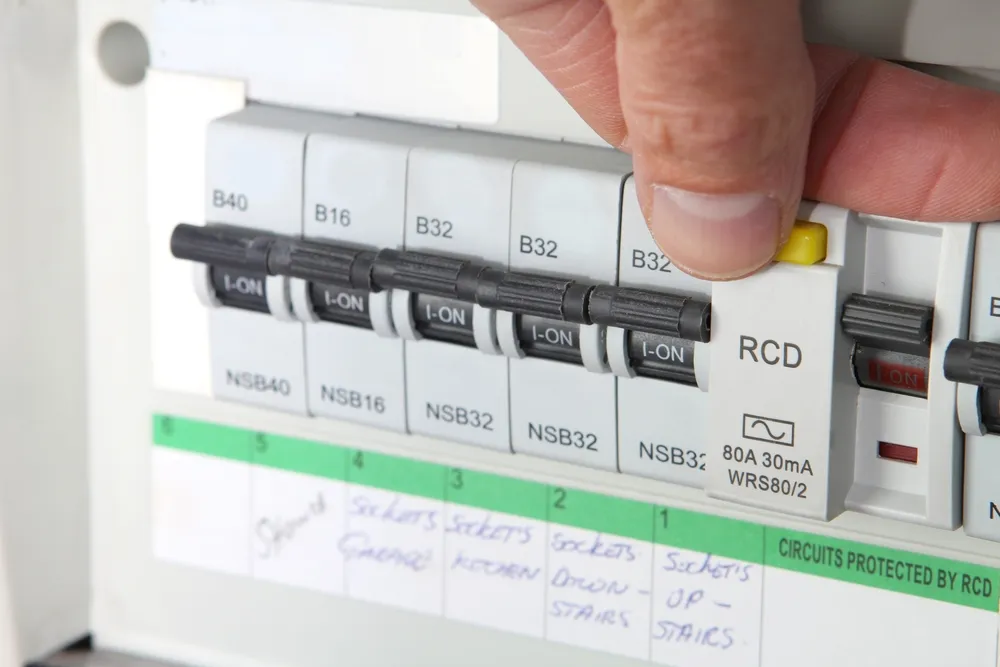 A residual current device or RCD for short